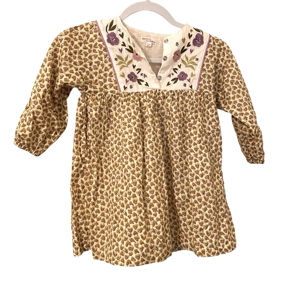 Du Pareil Girl’s French Boutique Blouse & Pant Set